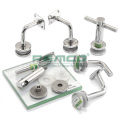 B527F Guangdong Factory Square Fixed Handrail Glass Mount Bracket Sale